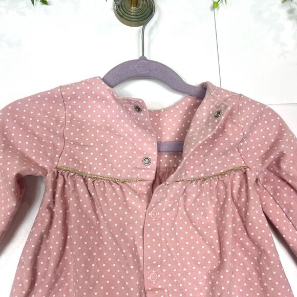 Baby Boden Dove dress 6-12mo bird appliqué embroidered pink cotton infant mini - Picture 13 of 14